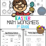 Easter Math Worksheets For 1st Grade Easter Math Easter Math