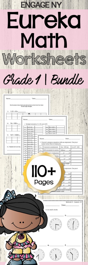 Eureka Math Engage NY 1st Grade Extra Worksheets BUNDLE ALL 