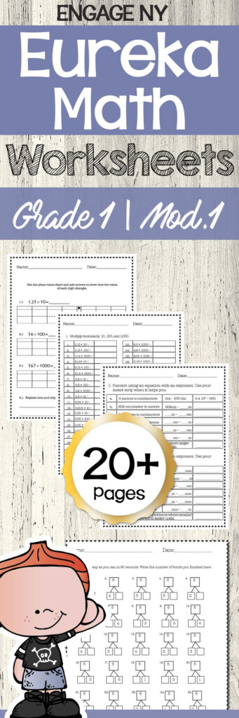 Eureka Math Engage NY 1st Grade Extra Worksheets MODULE 1 