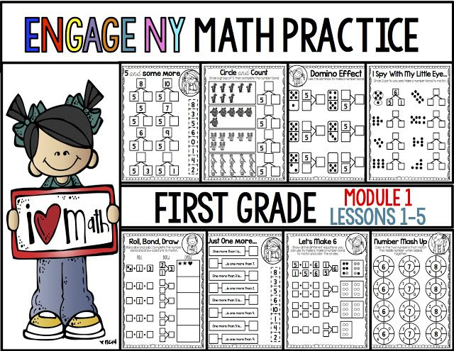 First Grade Engage NY Math Module 1 Lessons 1 5 Engage Ny Math