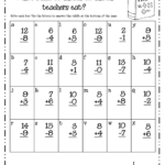 First Grade Math Sheets