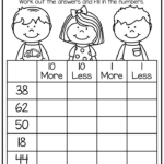 First Grade Numbers And Place Value Worksheets Math Lessons First