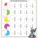 Fractions Quiz Fractions 1st Grade Math Worksheets 1st Grade Worksheets