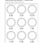 Free Printable Telling Time Worksheets For 1St Grade Free Printable