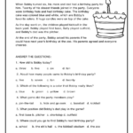 Free Reading Comprehension Worksheets First Grade Reading