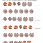 Grade 1 Counting Money Worksheets Pennies Nickels And Dimes K5 Learning