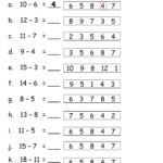 Grade 1 Maths Worksheets