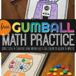 Gumball Addition And Subtraction Practice