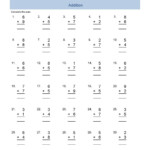 Math 1st Grade Worksheet
