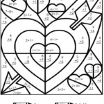 Math Addition Color By Number Math Valentines Valentines School