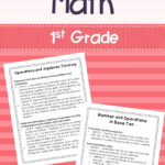 Math Common Core Standards 1st Grade Common Core Standards Teaching