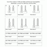 Math Place Value Worksheets To 100 First Grade Math Worksheets Place