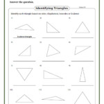 Math Triangle 1st Grade Worksheet