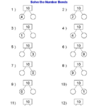 Math Worksheets Dynamically Created Math Worksheets Number Bonds