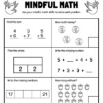 Mental Math Review 1st Grade Math Worksheet Catholic TheCatholicKid