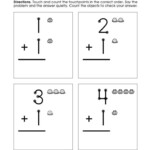 Picture Math Worksheet For Kids Touch Math Worksheets Touch Math