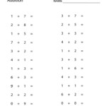 Primary Maths Worksheets Printable Addition Easy Math Worksheets