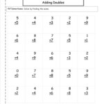 Printable Math Facts Worksheets 1st Grade Math Worksheets Printable