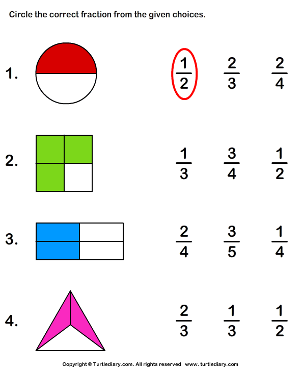 Printable Math Worksheets 7Th Grade Fractions With Unlike Denimators 