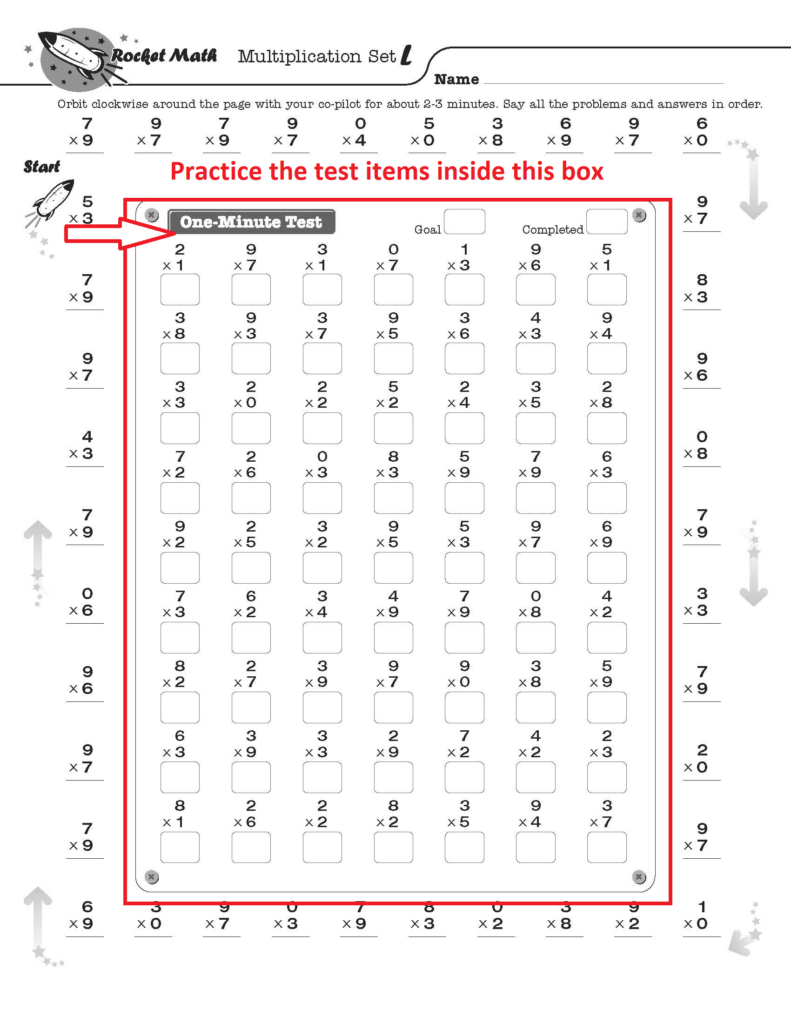 Rocket Math Ms Lins First Grade Class Free Rocket Math Worksheets 2nd 