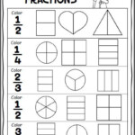 Second Grade Fraction Worksheet