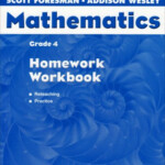 SFAW MATH 2004 HOMEWORK WORKBOOK GRADE 4 By Scott Foresman New 2003