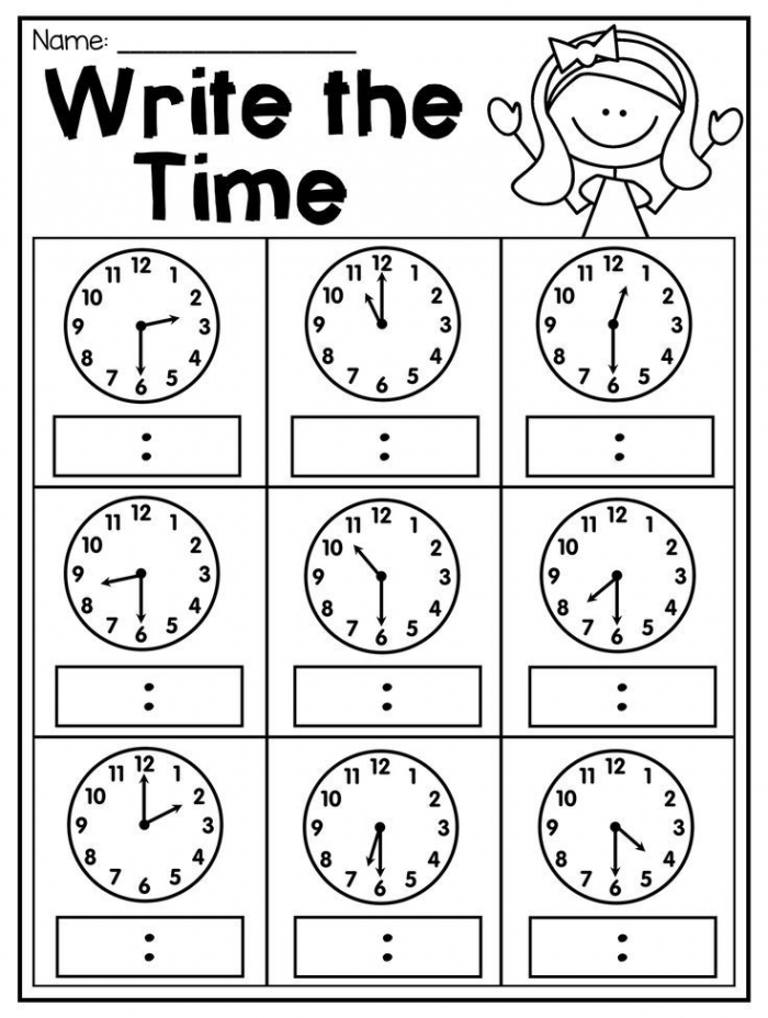 Time To The Hour Worksheets 99Worksheets
