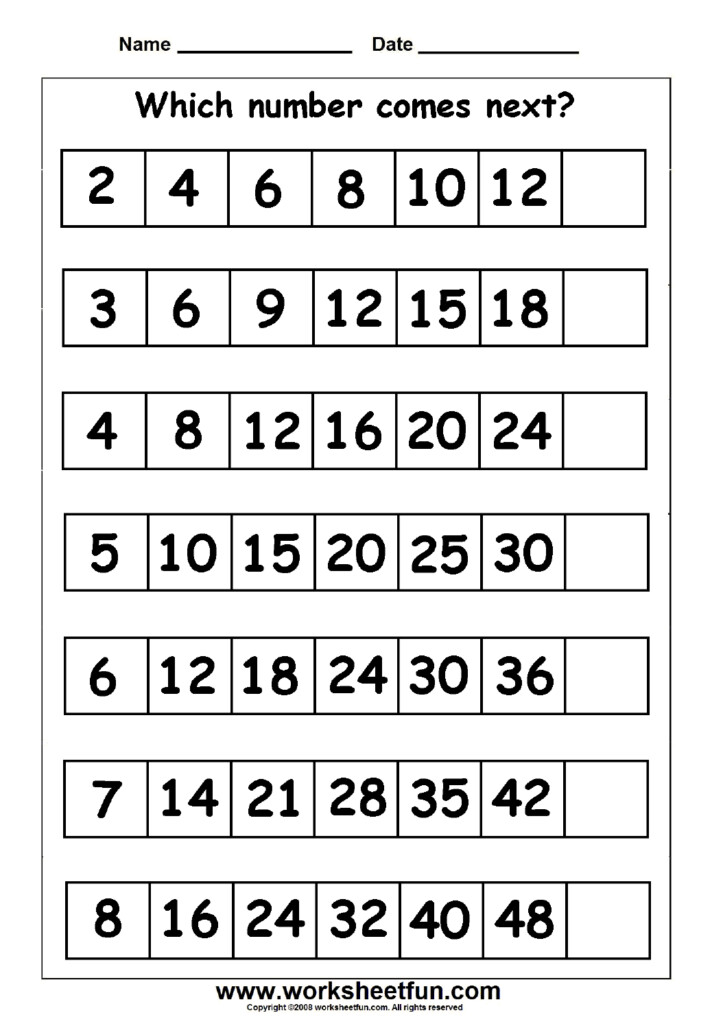 Which Number Comes Next 9 Worksheets Printable Worksheets 