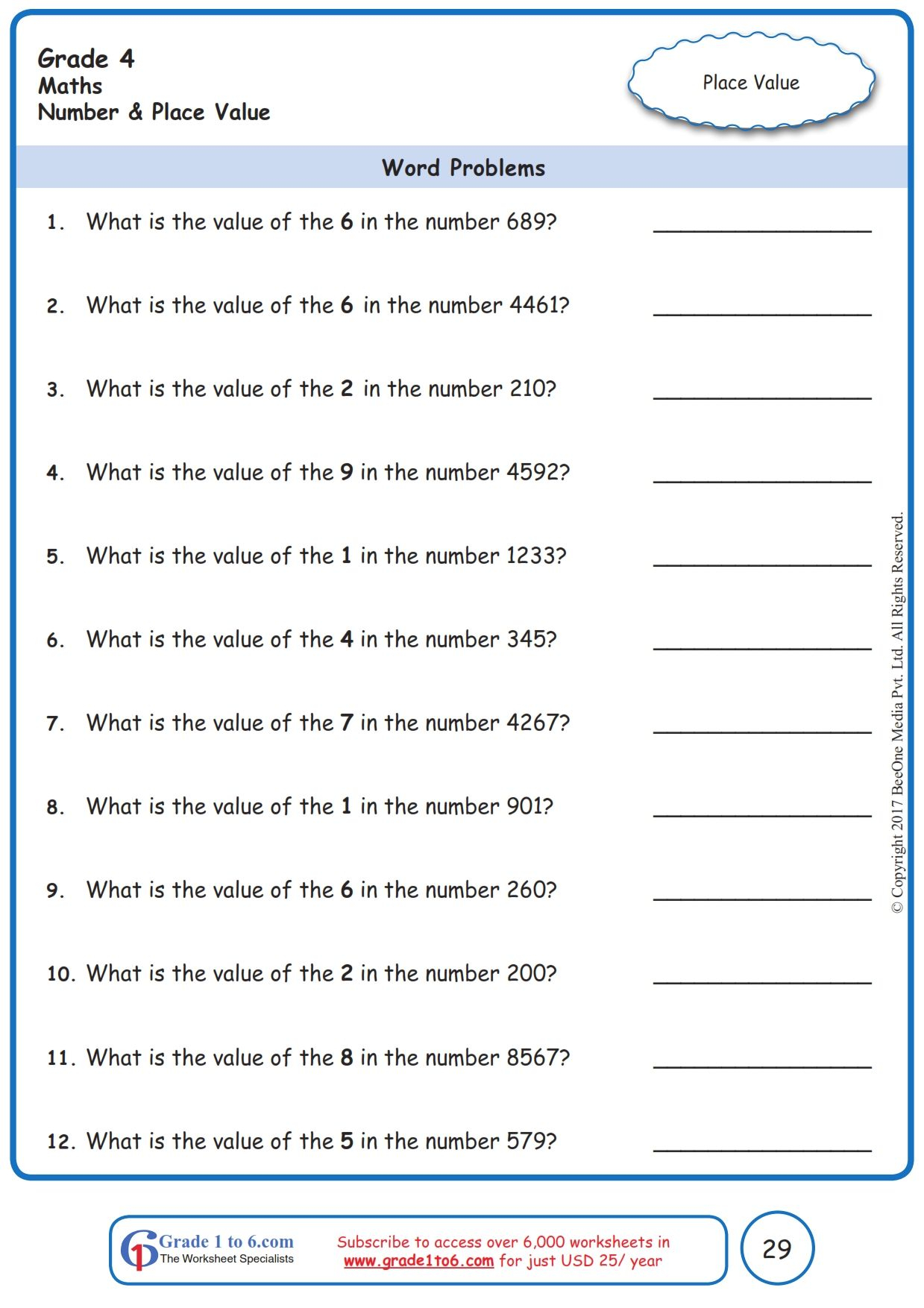 Worksheet Grade 4 Math Word Problems In 2020 Free Math Worksheets