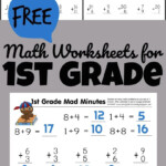 20 1St Grade Worksheets Math Coo Worksheets