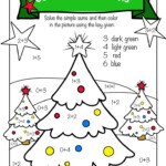 Christmas Tree Math Addition Worksheet Woo Jr Kids Activities