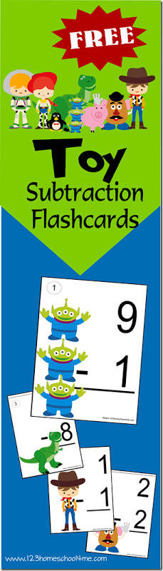 Free Toy Story Math Subtraction Cards Math Activities For Kids Math 