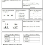 Kindergarten Math Warm Up Worksheet