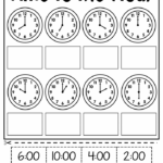 On The Half Hour Telling Time With Malcolm Mouse Worksheets 99Worksheets