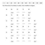 Ordering Numbers 1 100 1st Grade Math Worksheets K5 Worksheets 1st