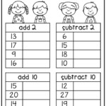 Practice Addition Subtraction 1st Grade Math Worksheet Catholic First