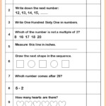 Printable Mental Math Worksheets For 1st Grade