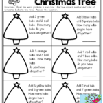 Simple WORD PROBLEMS Decorate The Christmas Tree Christmas